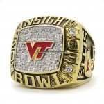 2003 Virginia Tech Hokies Insight Bowl Championship Ring/Pendant(Premium)